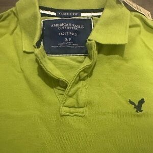 American Eagle Outfitters Green Polo Shirt